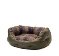 Barbour Dog Bed. Quilted - Olive 