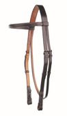 Jeffries Traditional Headstall with Raised Browband